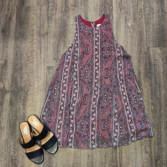 Abercrombie and Fitch Paisley Print Swing Dress - Picture 1 of 6